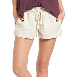 Linen Blend Shorts
